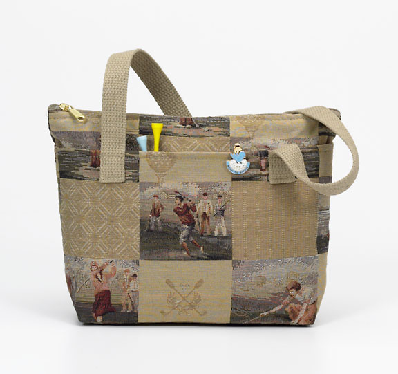 BIRDIE SAND TAPESTRY ZIP PURSE